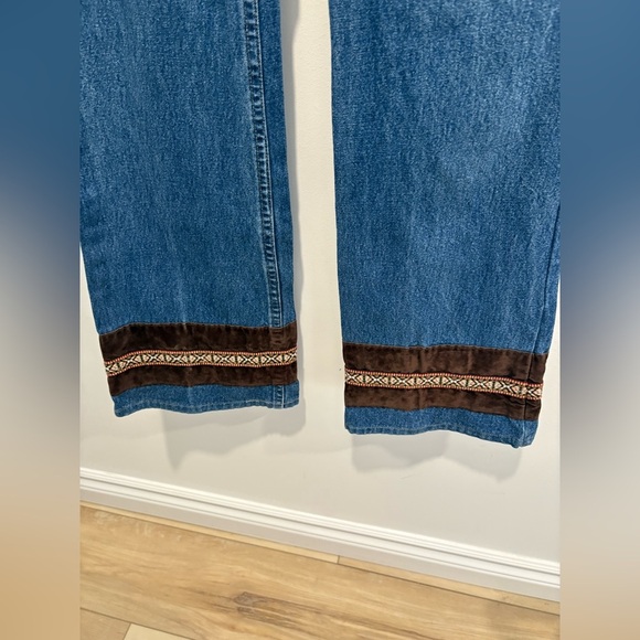 VINTAGE GASOLINE BRAND HIGHRISE BOHO JEANS - Picture 4 of 9
